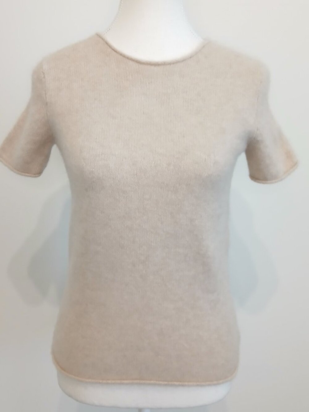 Theory Tolleree Cashmere Short Sleeve Pullover Sweater Size Small